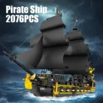 Brickvivid Black Pearl Building Blocks: Epic Pirate Ship Model!