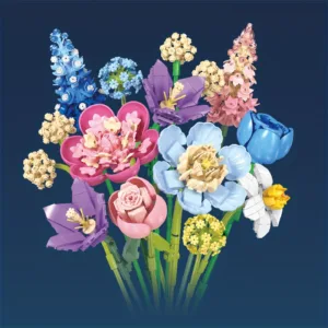 lego flower building blocks