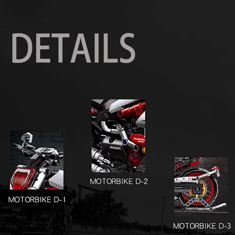 Ducati motorcycle building blocks