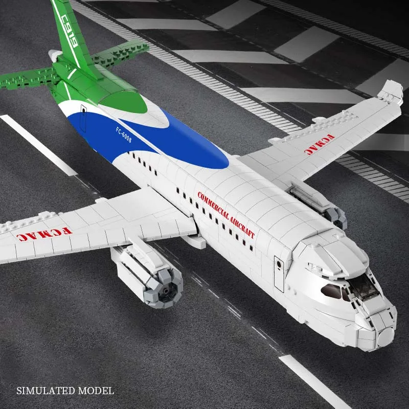 C919 Airplane building blocks