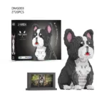 Brickvivid: Animal Building Blocks for Adults - French Bulldog