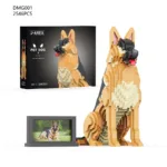 Brickvivid: Animal Building Blocks for Adults - German Shepherd