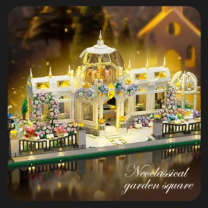 Lighted Building Block Garden