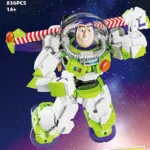 Brickvivid Space Ranger Inspired Mecha Building Set - 836pcs Kit
