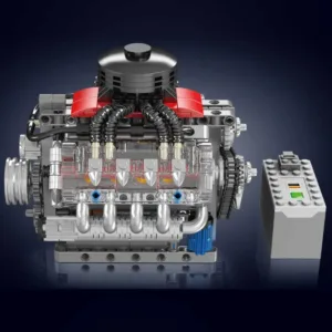 LEGO Motorized V8 Engine Model Kit
