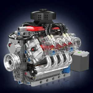 LEGO Motorized V8 Engine Model Kit