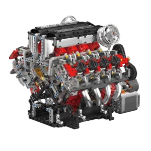 LEGO F488 supercar V8 engine set