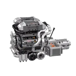 LEGO supercar w16 engine set