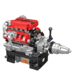 Brickvivid V8 Engine Building Blocks: Motorized, Educational Fun!