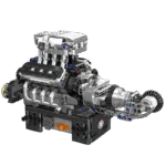 Brickvivid: Motorized McLaren V8 Engine Building Blocks | Collectible STEM Fun