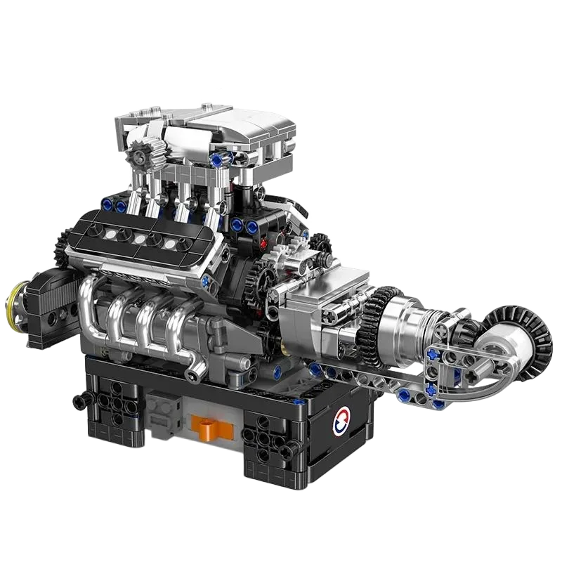 LEGO Motorized McLaren V8 Engine Building Blocks