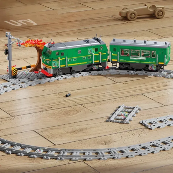 Brickvivid Train Building Set: Spark City Adventures! - Image 22