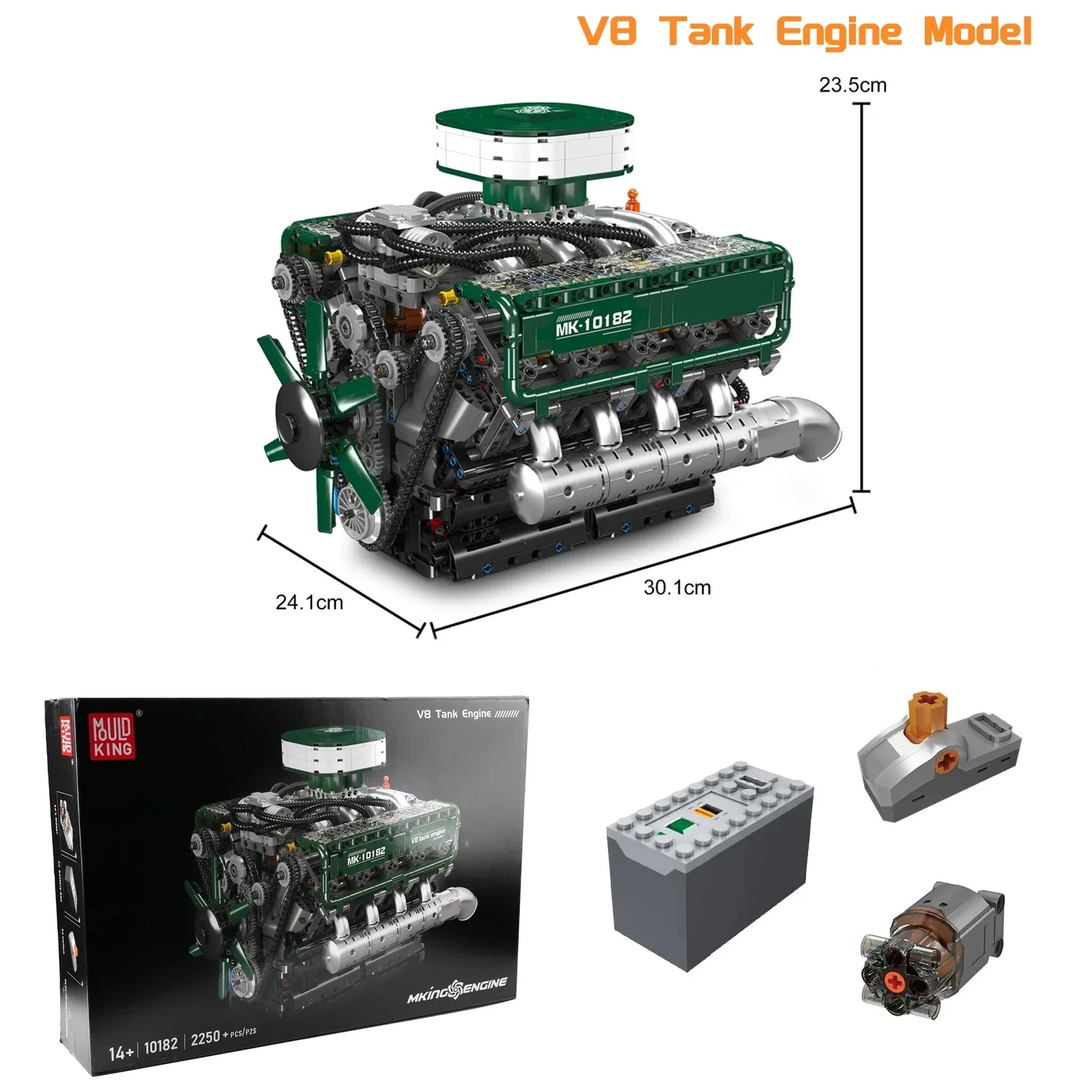 V8 engine building blocks