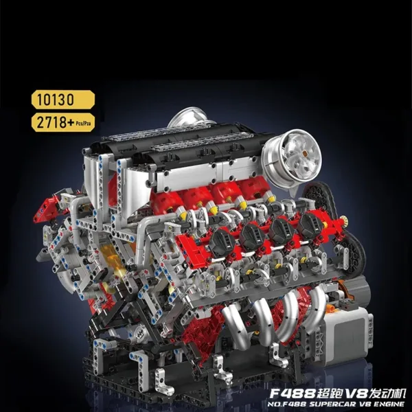 Ferrari F488 Engine Model Kit