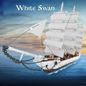 White Swan Building Block Ship Model Kit
