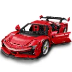 Brickvivid Ferrari SF90 Building Blocks: 1:8 Scale Supercar Model