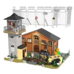 Brickvivid The Walking Dead Prison Building Set: Detailed Scene