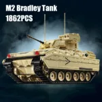 Brickvivid M2 Bradley Building Set: Detailed Military Model Kit