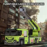 Brickvivid Fire Truck Building Set | Ladder Crane Model (829pcs)
