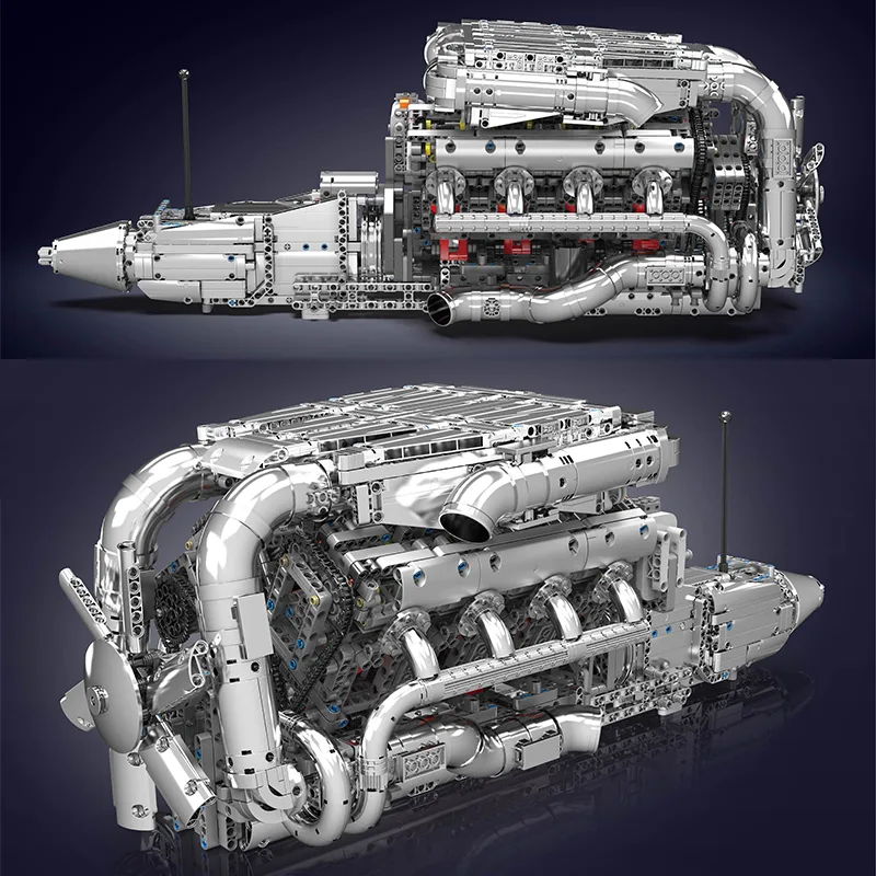 V8 engine building kit