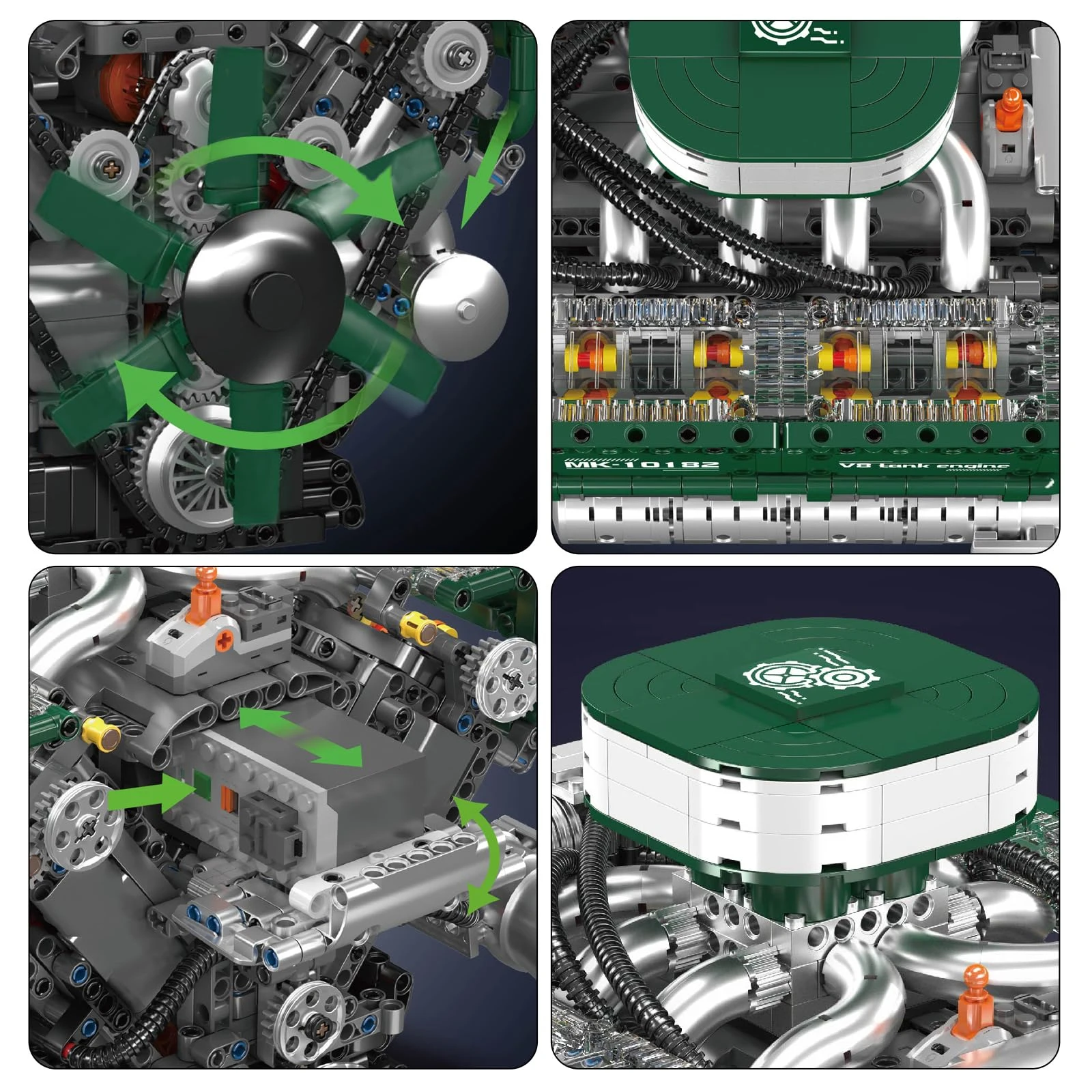 V8 engine building blocks