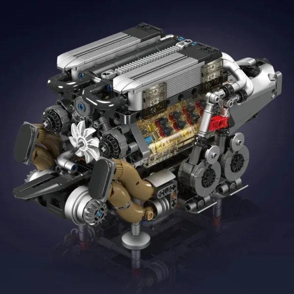 Bugatti W16 Engine Model Kit