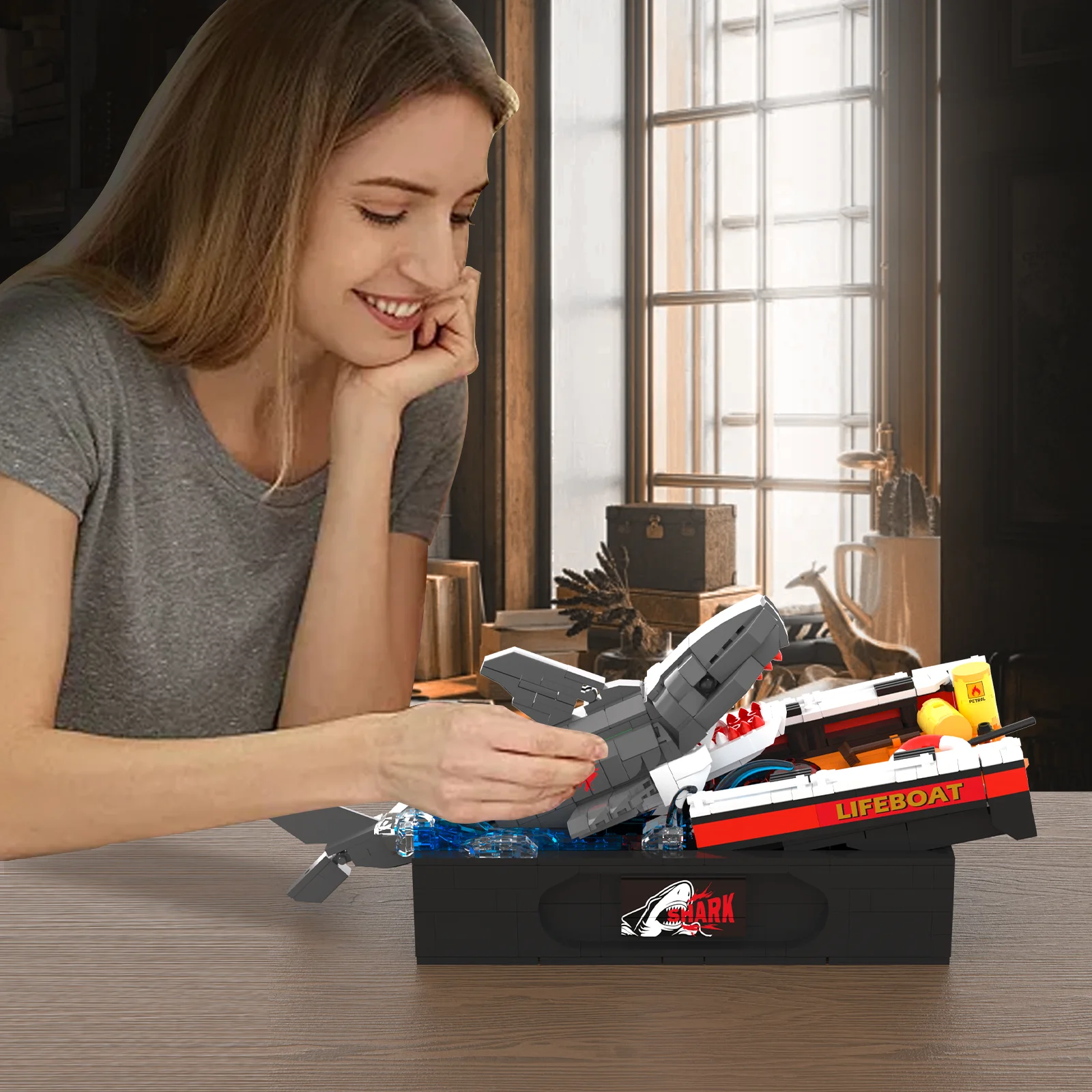 Shark Attack Building Blocks