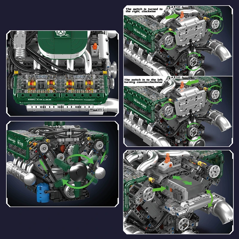 V8 engine building blocks