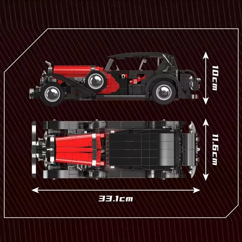 Duesenberg race car building blocks