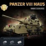 Brickvivid Maus Tank Building Blocks: Challenging Military Model Kit
