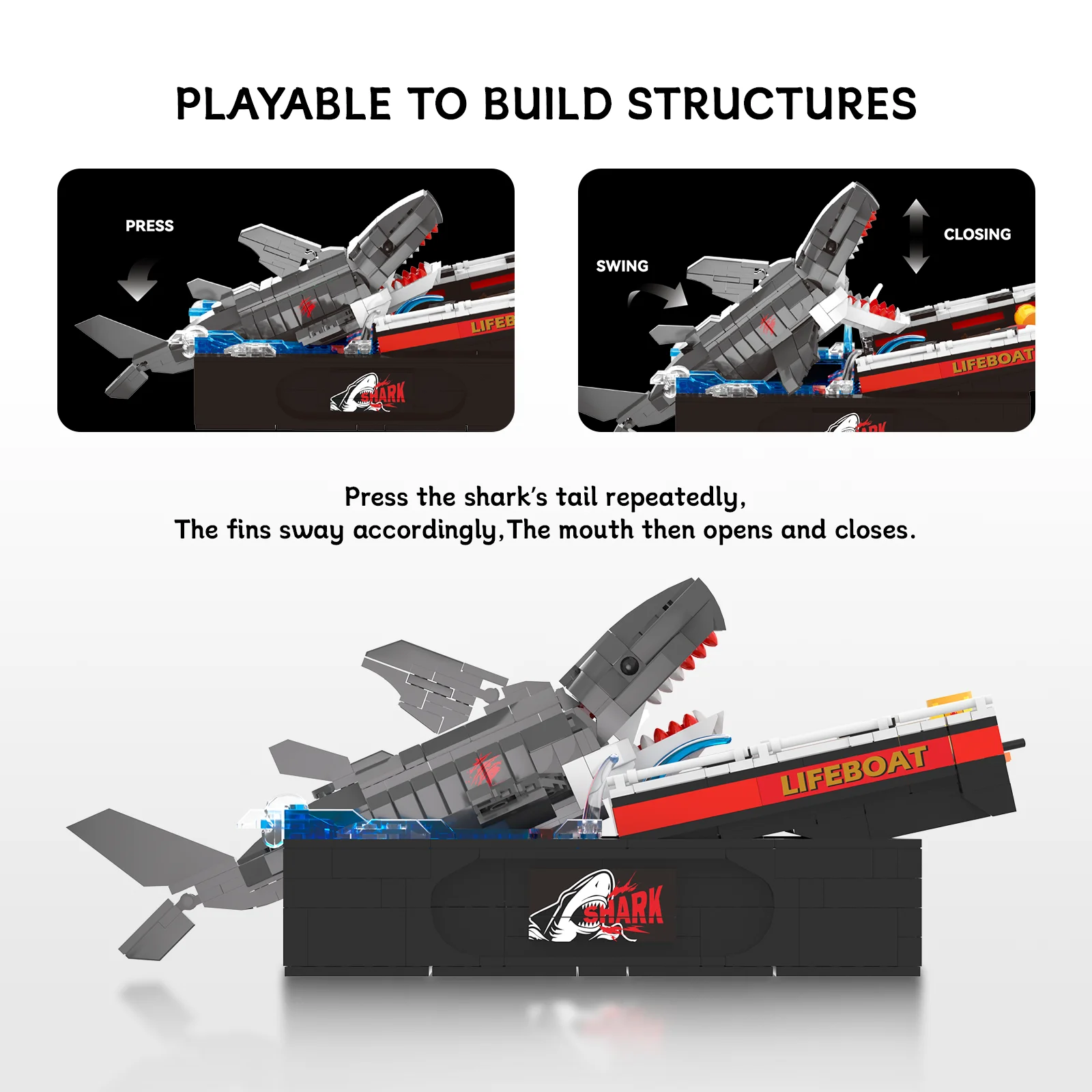 Shark Attack Building Blocks