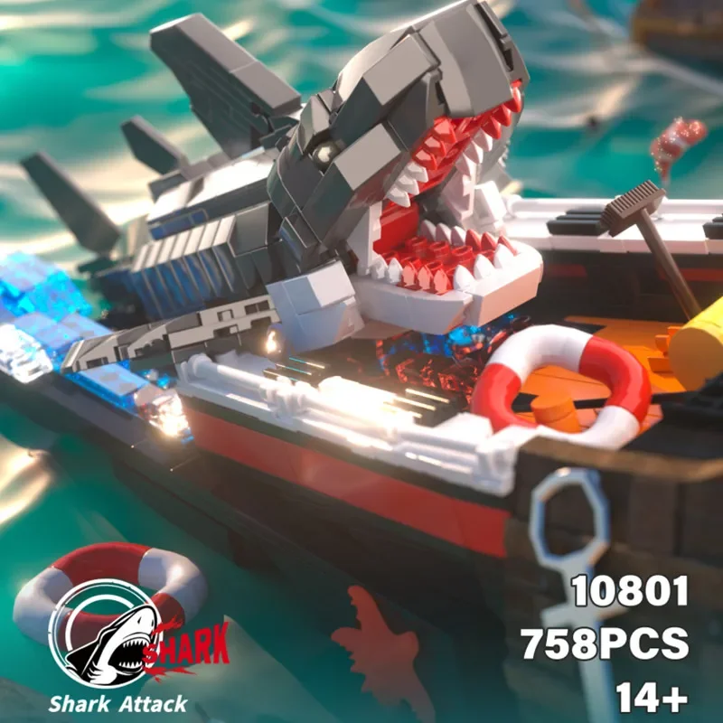 Shark Attack Building Blocks