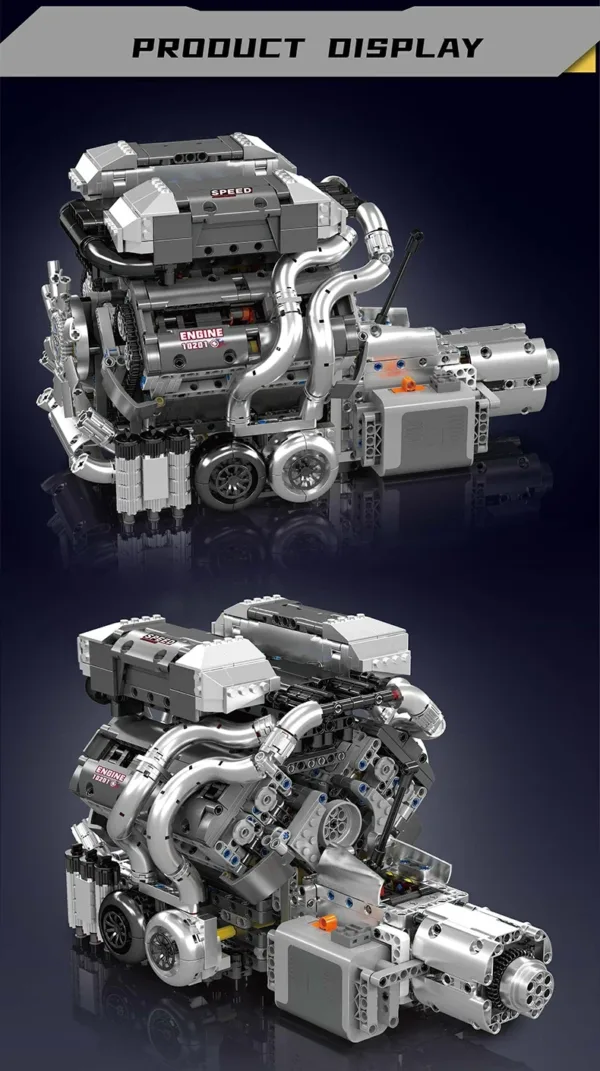 Bugatti Veyron W16 Engine Model Kit