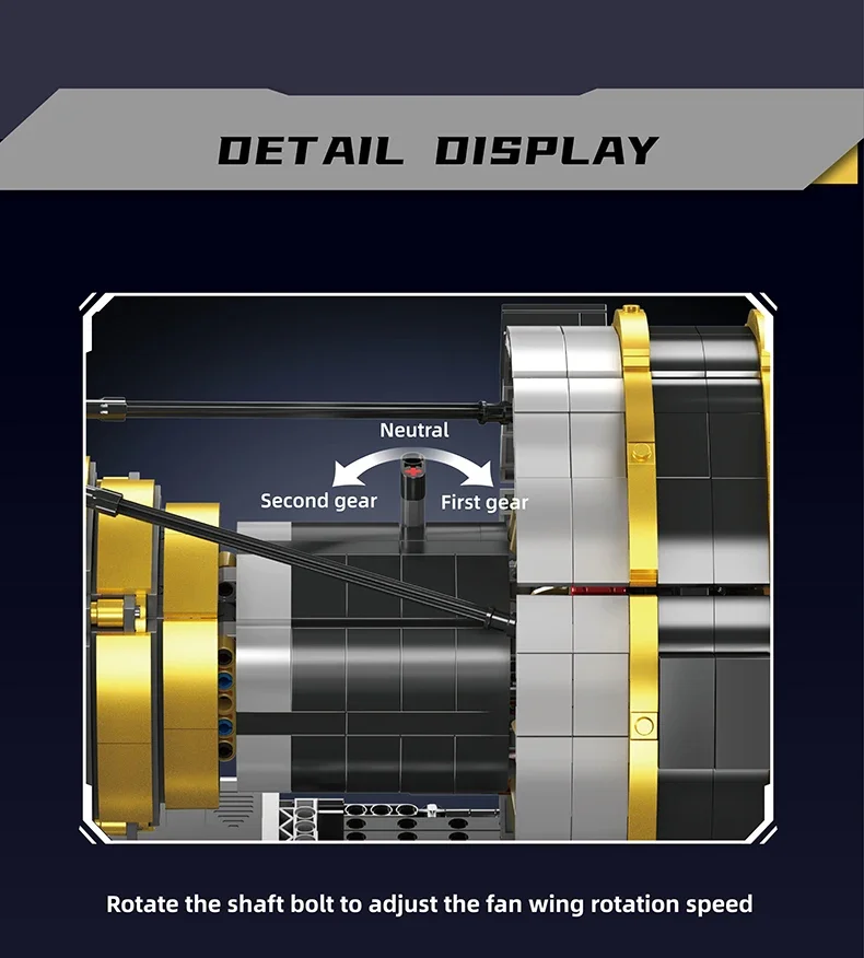 Turbine engine building kit