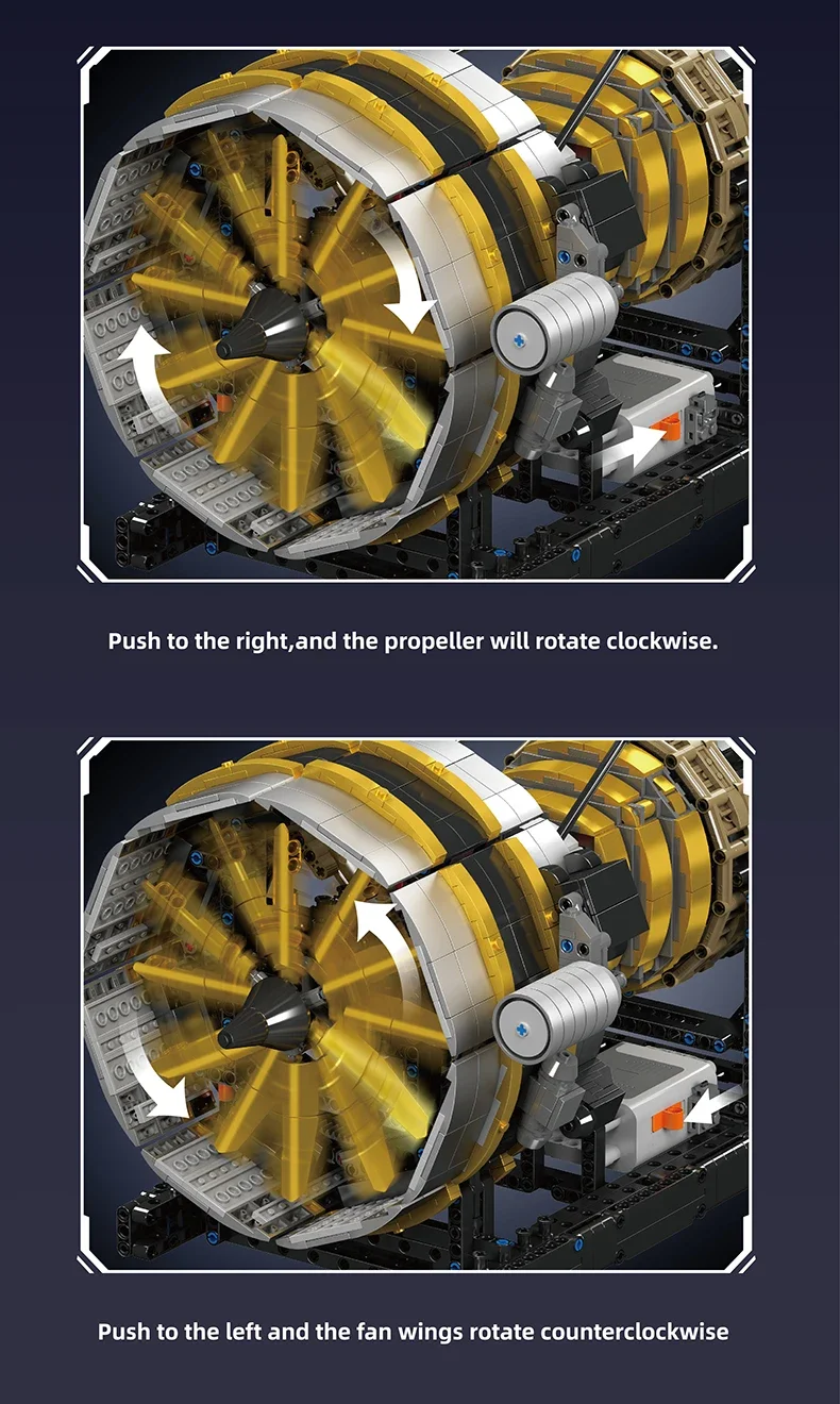 Turbine engine building kit