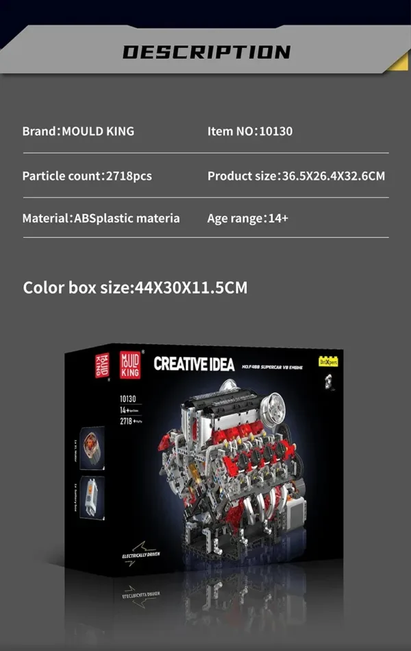 Ferrari F488 Engine Model Kit