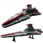 Brickvivid Star Wars Venator Class Republic Attack Cruiser Set