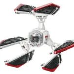 Brickvivid Star Wars Interceptor Building Kit, 1664pcs Collector's Display Model