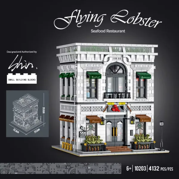 LEGO 10203 Seafood Restaurant Building Set