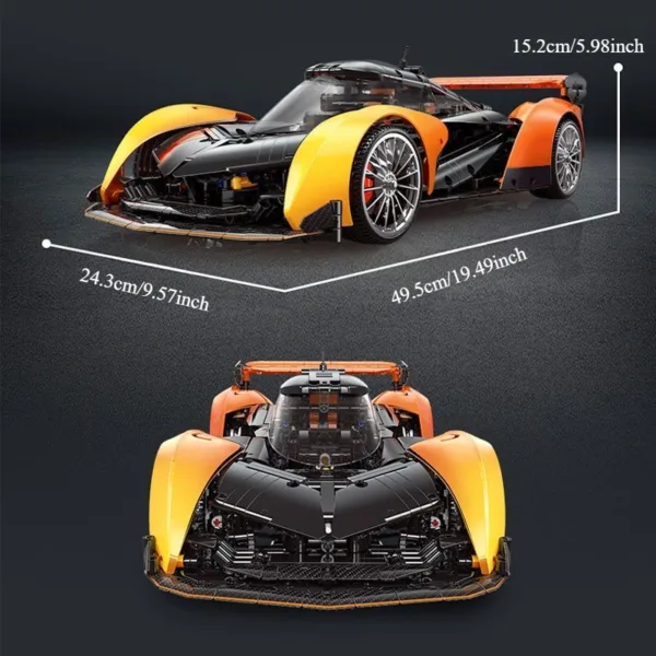 LEGO YQ-Y10000 McLaren SolusGT Technic Car Model Kit