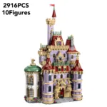 Brickvivid Beauty and the Beast Castle for Adults 2916Pcs Display Set