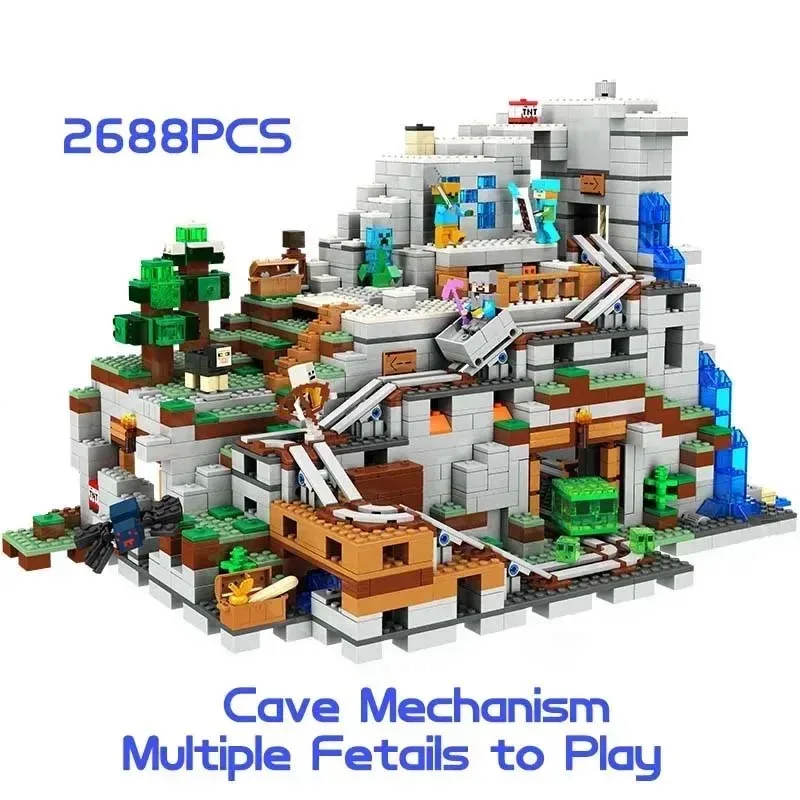 LEGO Minecraft The Mountain Cave 21137