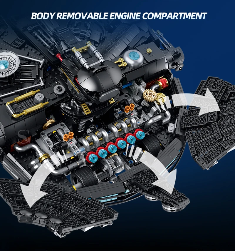 lego black Millennium Falcon