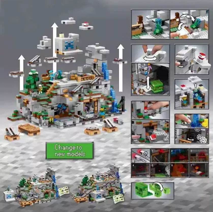 LEGO Minecraft The Mountain Cave 21137