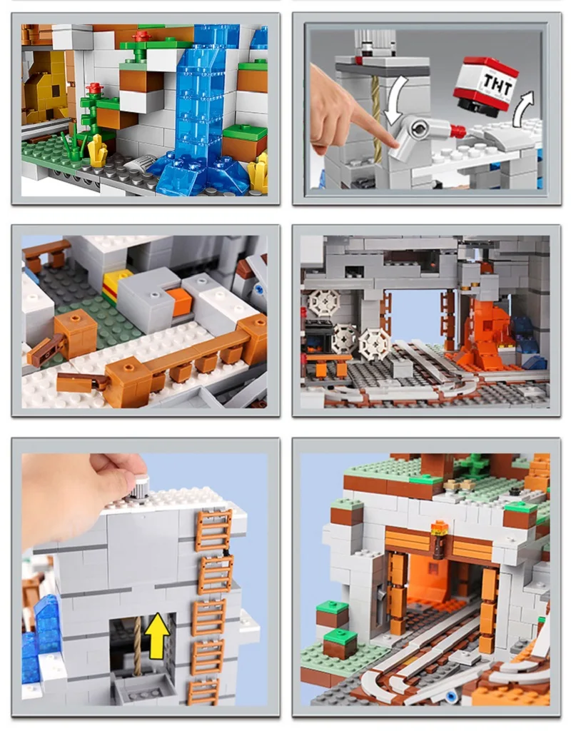 LEGO Minecraft The Mountain Cave 21137