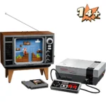 Brickvivid Super Mario NES Building Set With Interactive 80s TV