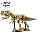 Brickvivid Posable T-Rex Fossil Building Kit for Display