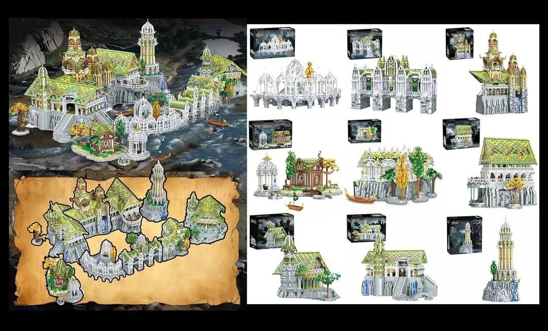 Lego Lord of the Rings Castle