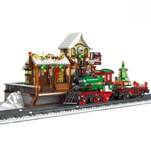 LEGO Christmas Train Station