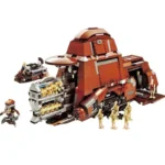 Brickvivid Star Wars Trade Federation MTT Building Set with 21 Droids